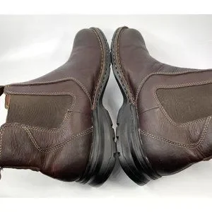 Clarks Men\'s 78842 Chelsea Brown Leather Slip-On Uranium Ankle Boots Size 13 Clarks | Shoes | Clarks Mens 78842 Brown Leather Slipon  main image 2
